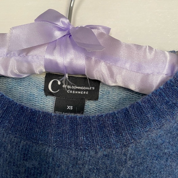 C by Bloomingdale's Dip-Dye Brushed Cashmere Sweater ombré - 100% Exclusive - Picture 3 of 7